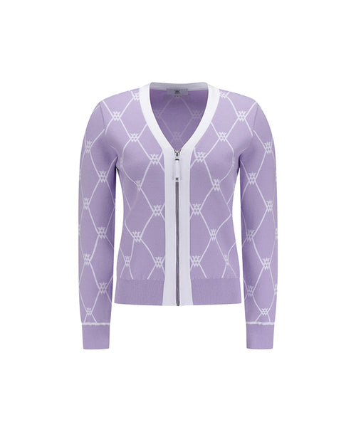 ANEW Golf:  Women Monogram Logo Entrasia Cardigan
